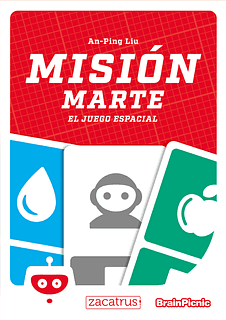 Portada juego de mesa Misión Marte