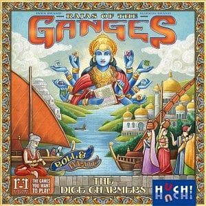 Portada juego de mesa Rajas of the Ganges: The Dice Charmers