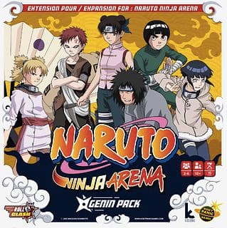 Portada juego de mesa Naruto: Ninja Arena – Pack Grado Inferior