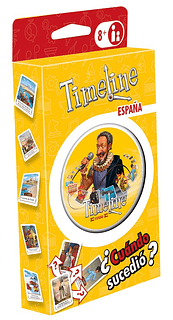 Portada juego de mesa Timeline: España