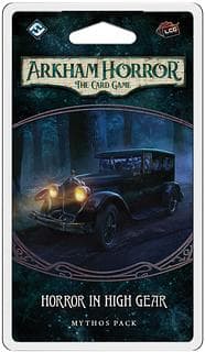 Portada juego de mesa Arkham Horror: El Juego de Cartas – Horror a Toda Máquina: Pack de Mitos