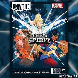 Portada juego de mesa Unmatched: Teen Spirit