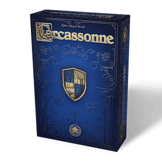 Portada juego de mesa Carcassonne: Edición 20º Aniversario