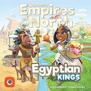 Portada juego de mesa Colonos del Imperio: Imperios del Norte – Reyes Egipcios