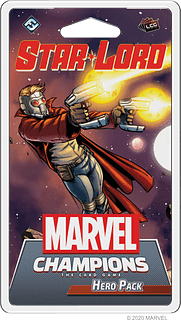 Portada juego de mesa Marvel Champions: El Juego de Cartas – Star-Lord Pack de Héroe