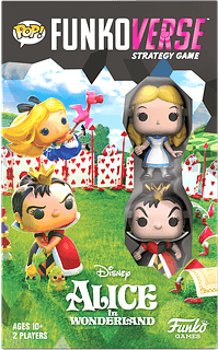 Portada juego de mesa Funkoverse Strategy Game: Alice in Wonderland 100