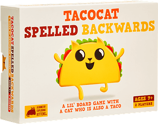 Portada juego de mesa Tacocat Spelled Backwards