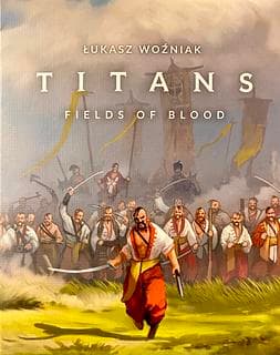 Portada juego de mesa Titans: Fields of Blood