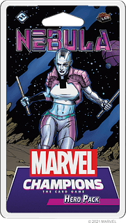 Portada juego de mesa Marvel Champions: El Juego de Cartas – Nébula Pack de Héroe