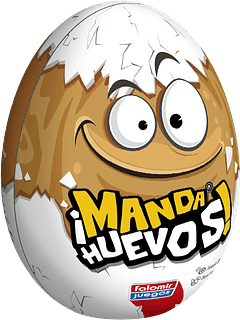 Portada juego de mesa Manda Huevos!