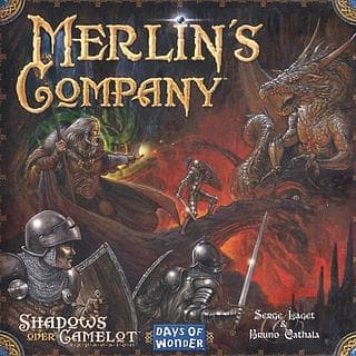 Portada juego de mesa Shadows over Camelot: Merlin's Company