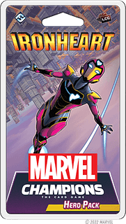 Portada juego de mesa Marvel Champions: El Juego de Cartas – Ironheart Pack de Héroe