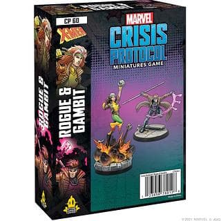 Portada juego de mesa Marvel: Crisis Protocol – Rogue & Gambit