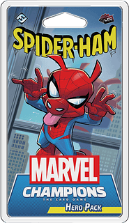 Portada juego de mesa Marvel Champions: El Juego de Cartas – Spider-Ham Pack de Héroe