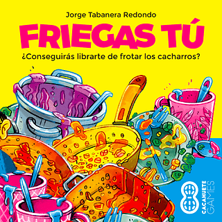 Portada juego de mesa Friegas Tú