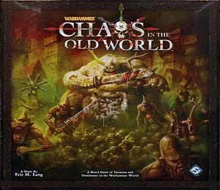 Portada juego de mesa Caos en el Viejo Mundo