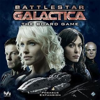 Portada juego de mesa Battlestar Galactica: Expansi贸n Pegasus