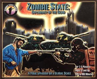 Portada juego de mesa Zombie State: Diplomacy of the Dead