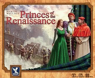 Portada juego de mesa Princes of the Renaissance