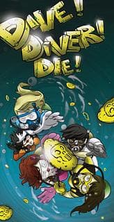 Portada juego de mesa Dive! Diver! Die!