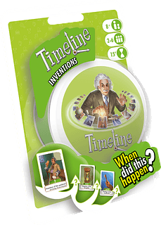 Portada juego de mesa Timeline: Inventos