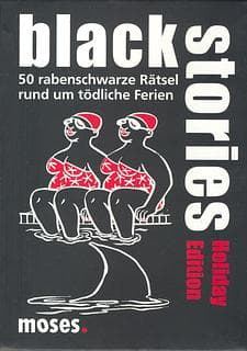 Portada juego de mesa Black Stories: Edici贸n Vacaciones